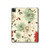 S2179 Flower Floral Vintage Art Pattern Funda Carcasa Case para iPad Pro 12.9 (2022, 2021, 2020, 2018), Air 13 (2024)