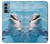 S1291 Dolphin Funda Carcasa Case para OnePlus Nord N200 5G