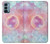 S3709 Pink Galaxy Funda Carcasa Case para OnePlus Nord N200 5G