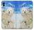 S3794 Arctic Polar Bear in Love with Seal Paint Funda Carcasa Case para iPhone XS Max