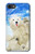 S3794 Arctic Polar Bear in Love with Seal Paint Funda Carcasa Case para iPhone 7, iPhone 8, iPhone SE (2020) (2022)