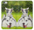 S3795 Grumpy Kitten Cat Playful Siberian Husky Dog Paint Funda Carcasa Case para iPhone 6 6S