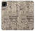 S3819 Retro Vintage Paper Funda Carcasa Case para Samsung Galaxy A22 5G