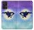 S3807 Killer Whale Orca Moon Pastel Fantasy Funda Carcasa Case para Samsung Galaxy A72, Galaxy A72 5G