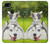 S3795 Grumpy Kitten Cat Playful Siberian Husky Dog Paint Funda Carcasa Case para Google Pixel 3a