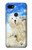 S3794 Arctic Polar Bear in Love with Seal Paint Funda Carcasa Case para Google Pixel 3a XL