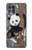 S3793 Cute Baby Panda Snow Painting Funda Carcasa Case para Motorola Edge S