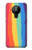 S3799 Cute Vertical Watercolor Rainbow Funda Carcasa Case para Nokia 5.3