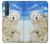 S3794 Arctic Polar Bear in Love with Seal Paint Funda Carcasa Case para Sony Xperia 1 III