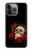 S3753 Dark Gothic Goth Skull Roses Funda Carcasa Case para iPhone 13 Pro