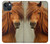 S1595 Beautiful Brown Horse Funda Carcasa Case para iPhone 13 mini