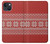 S3384 Winter Seamless Knitting Pattern Funda Carcasa Case para iPhone 13 mini