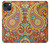 S3402 Floral Paisley Pattern Seamless Funda Carcasa Case para iPhone 13 mini