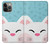 S3542 Cute Cat Cartoon Funda Carcasa Case para iPhone 13 Pro Max