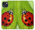 S0892 Ladybug Funda Carcasa Case para iPhone 13