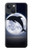 S3510 Dolphin Moon Night Funda Carcasa Case para iPhone 13