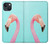 S3708 Pink Flamingo Funda Carcasa Case para iPhone 13