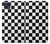 S1611 Black and White Check Chess Board Funda Carcasa Case para Motorola Moto G50 5G [for G50 5G only. NOT for G50]