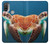 S3497 Green Sea Turtle Funda Carcasa Case para Motorola Moto E20,E30,E40
