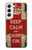 S0674 Keep Calm and Carry On Funda Carcasa Case para Samsung Galaxy S22