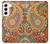 S3402 Floral Paisley Pattern Seamless Funda Carcasa Case para Samsung Galaxy S22