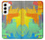 S3423 Brush Stroke Funda Carcasa Case para Samsung Galaxy S22