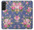 S3265 Vintage Flower Pattern Funda Carcasa Case para Samsung Galaxy S22 Plus