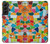 S3391 Abstract Art Mosaic Tiles Graphic Funda Carcasa Case para Samsung Galaxy S22 Plus