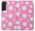 S3500 Pink Floral Pattern Funda Carcasa Case para Samsung Galaxy S22 Plus