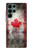 S2490 Canada Maple Leaf Flag Texture Funda Carcasa Case para Samsung Galaxy S22 Ultra