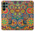 S3272 Colorful Pattern Funda Carcasa Case para Samsung Galaxy S22 Ultra