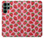 S3719 Strawberry Pattern Funda Carcasa Case para Samsung Galaxy S22 Ultra