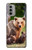 S3558 Bear Family Funda Carcasa Case para Motorola Moto G51 5G