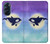 S3807 Killer Whale Orca Moon Pastel Fantasy Funda Carcasa Case para Motorola Edge X30