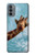 S3680 Cute Smile Giraffe Funda Carcasa Case para Motorola Moto G31