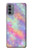 S3706 Pastel Rainbow Galaxy Pink Sky Funda Carcasa Case para Motorola Moto G31