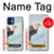 S3843 Bald Eagle On Ice Funda Carcasa Case para iPhone 12 mini