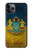 S3858 Ukraine Vintage Flag Funda Carcasa Case para iPhone 11 Pro