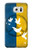 S3857 Peace Dove Ukraine Flag Funda Carcasa Case para Samsung Galaxy S7 Edge