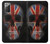 S3848 United Kingdom Flag Skull Funda Carcasa Case para Samsung Galaxy Note 20