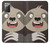 S3855 Sloth Face Cartoon Funda Carcasa Case para Samsung Galaxy Note 20