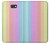 S3849 Colorful Vertical Colors Funda Carcasa Case para Samsung Galaxy J7 Prime (SM-G610F)