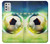 S3844 Glowing Football Soccer Ball Funda Carcasa Case para Motorola Moto G Stylus (2021)