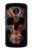 S3848 United Kingdom Flag Skull Funda Carcasa Case para Motorola Moto E5 Plus