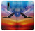 S3841 Bald Eagle Flying Colorful Sky Funda Carcasa Case para Nokia 2.4