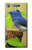 S3839 Bluebird of Happiness Blue Bird Funda Carcasa Case para Sony Xperia XZ1