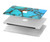 S2685 Aqua Turquoise Gemstone Graphic Printed Funda Carcasa Case para MacBook Pro 14 M1,M2,M3 (2021,2023) - A2442, A2779, A2992, A2918