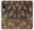 S3691 Gold Peacock Feather Funda Carcasa Case para Sony Xperia 10 III Lite