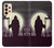 S3262 Grim Reaper Night Moon Cemetery Funda Carcasa Case para Samsung Galaxy A33 5G