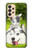 S3795 Kitten Cat Playful Siberian Husky Dog Paint Funda Carcasa Case para Samsung Galaxy A33 5G